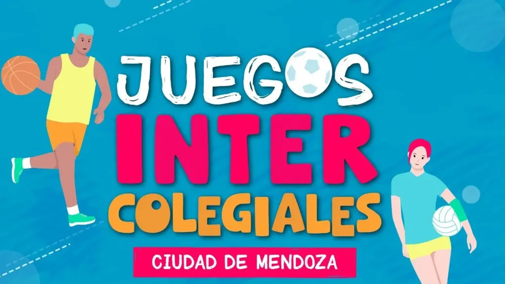 Juegos intercolegiales en Ciudad de Mendoza