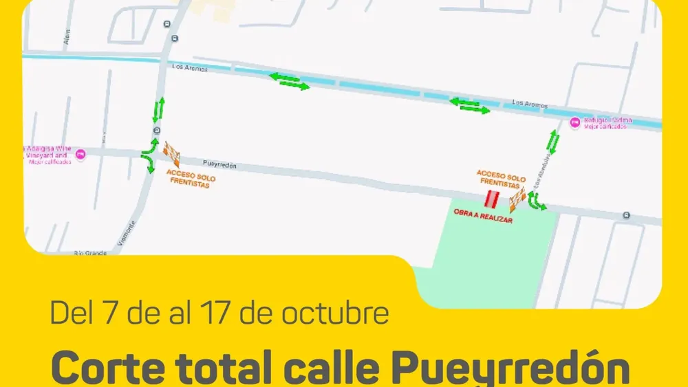 Corte de calle