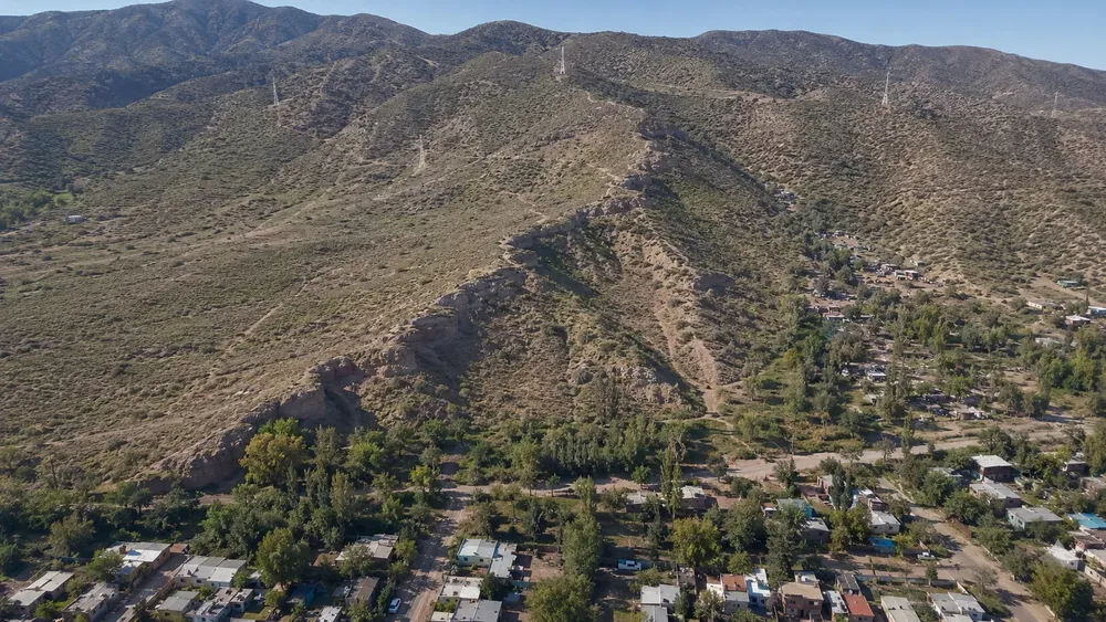 Fallas geologicas en Luján de Cuyo