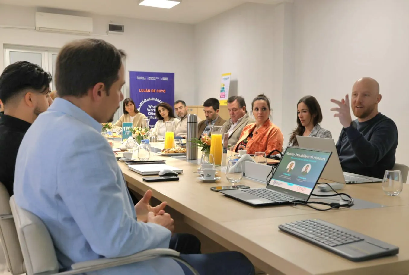 La reunión se realizó en el Parque Cívico