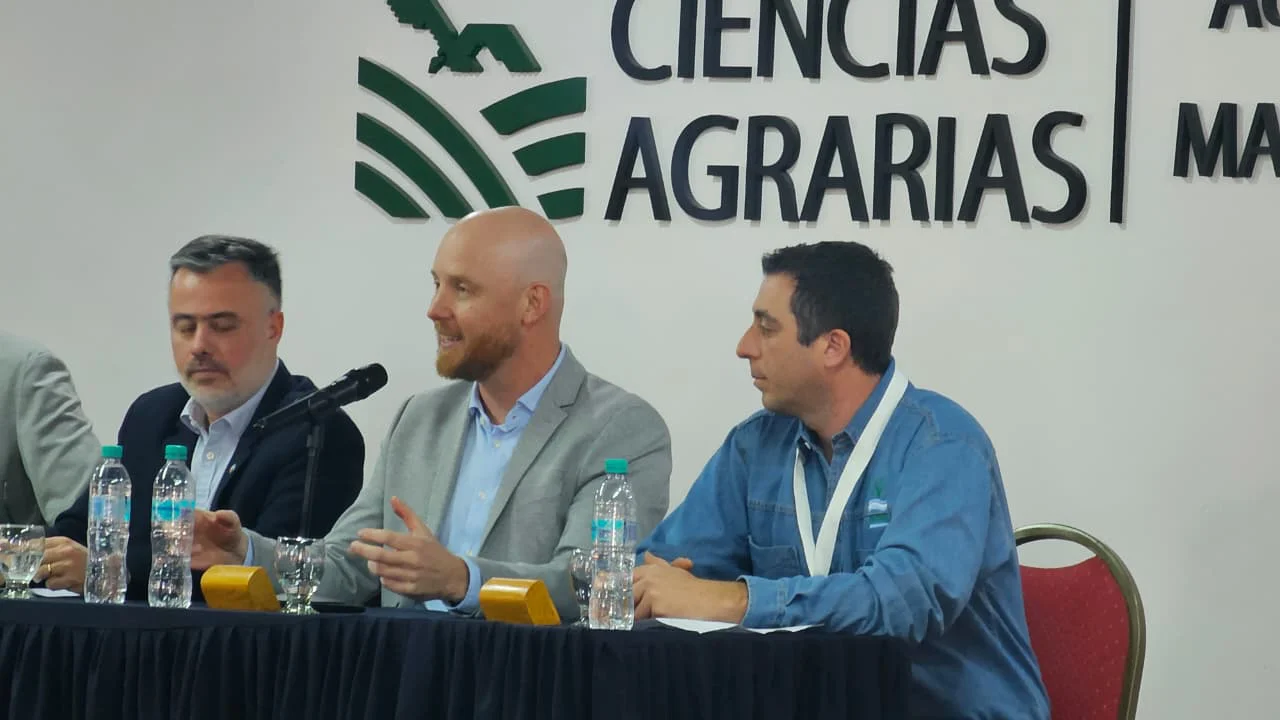 Esteban Allasino en el acto inaugural