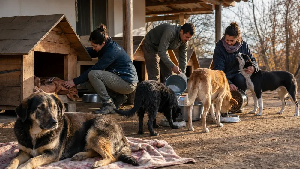 refugio para perros