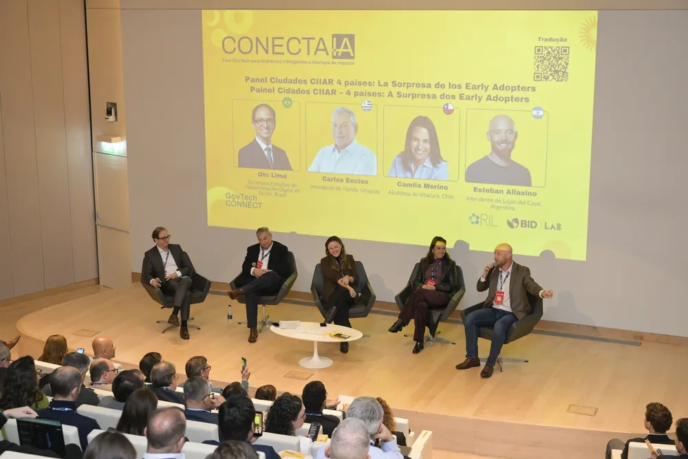 Esteban Allasino representó al departamento en CONECTA IA