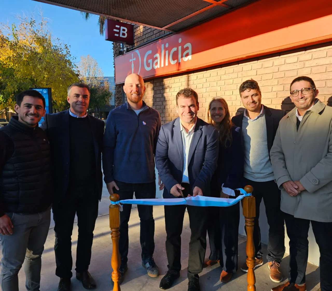 Banco Galicia inauguró su nueva sucursal en el Parque Cívico de Luján de Cuyo