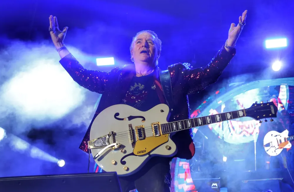 Miguel Mateos desplegando todo su carisma