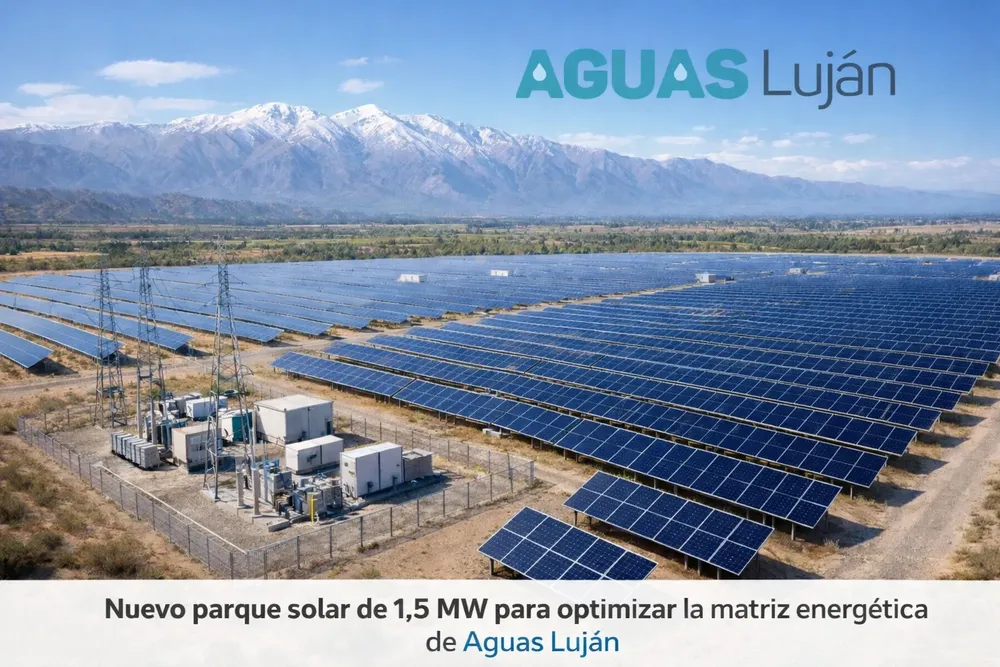 Render Nuevo Parque Solar - Aguas Luján