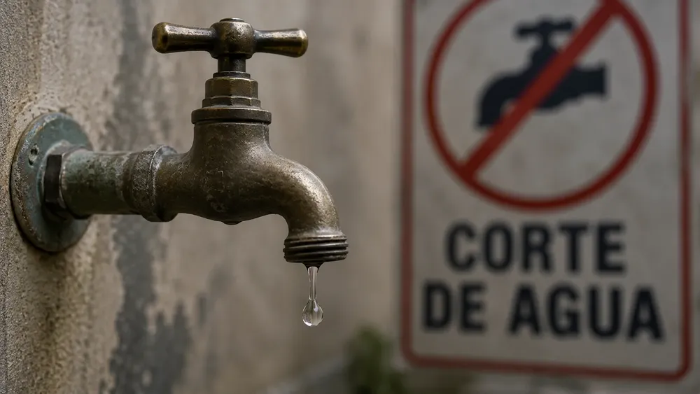 CORTE DE AGUA EN LUJAN